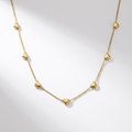18K Gold Plated Steel Heart Necklace