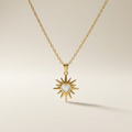 Heart Necklace, 18K Gold Plated Steel