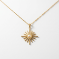 Necklace, 18K Gold Plated Steel
